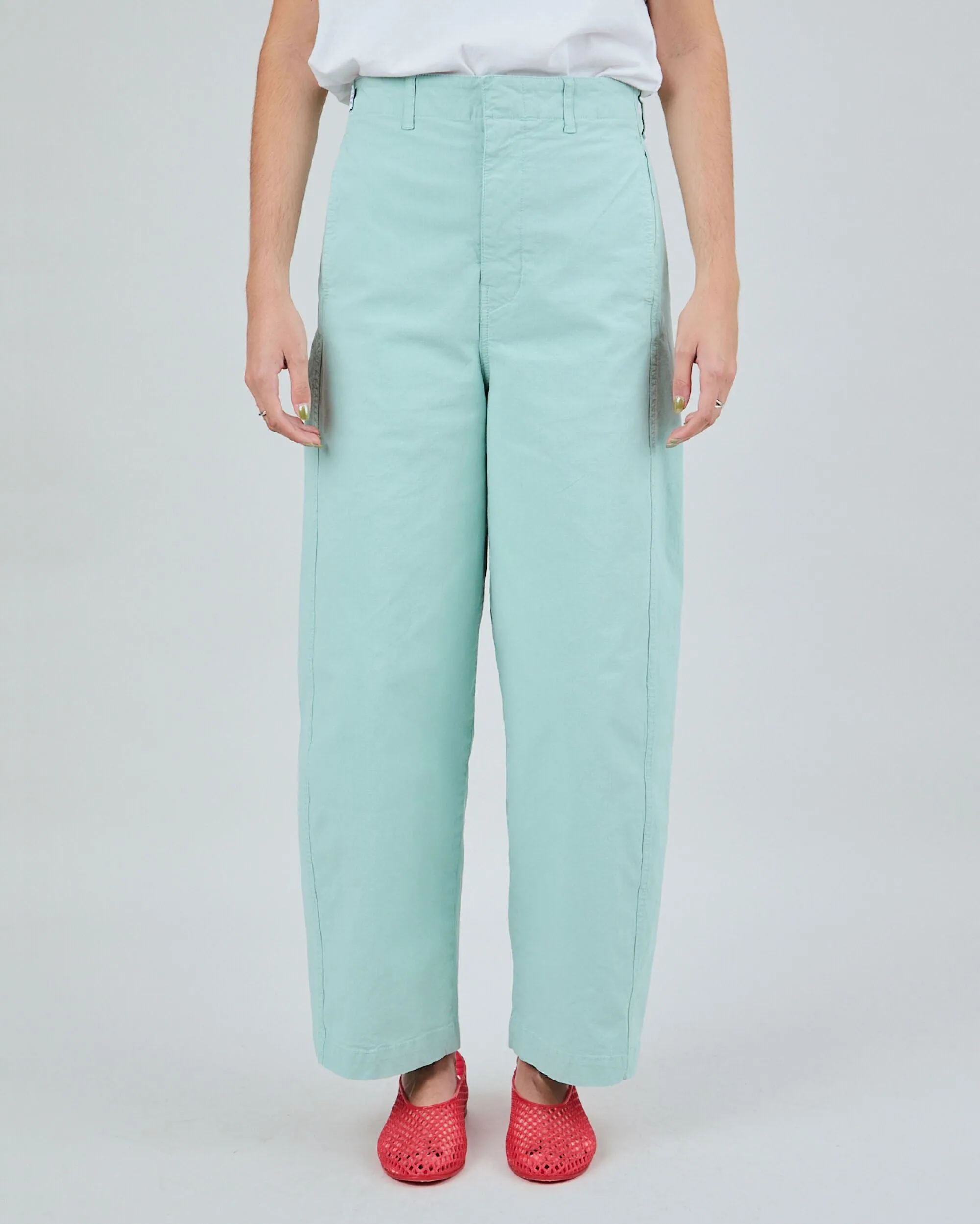 Barrel Pants Green sold by Brava Fabrics