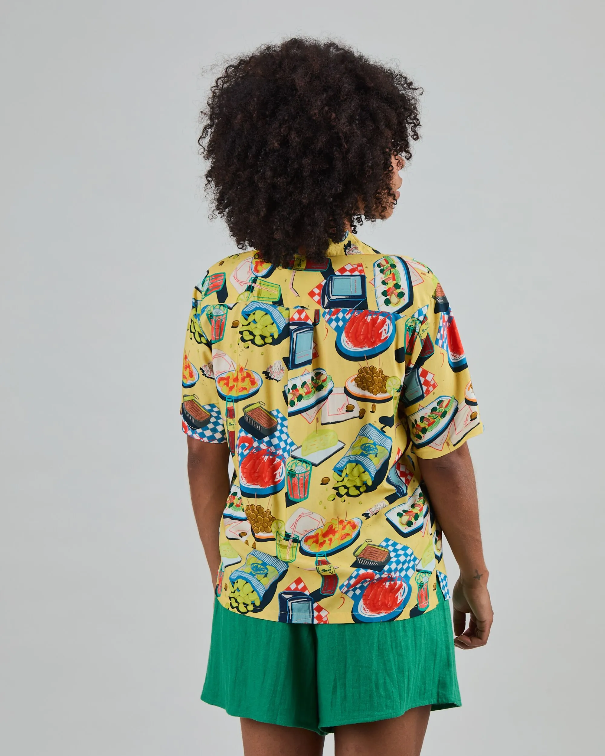 Chiringuito Aloha Blouse Yellow sold by Brava Fabrics product image thumbnail 5