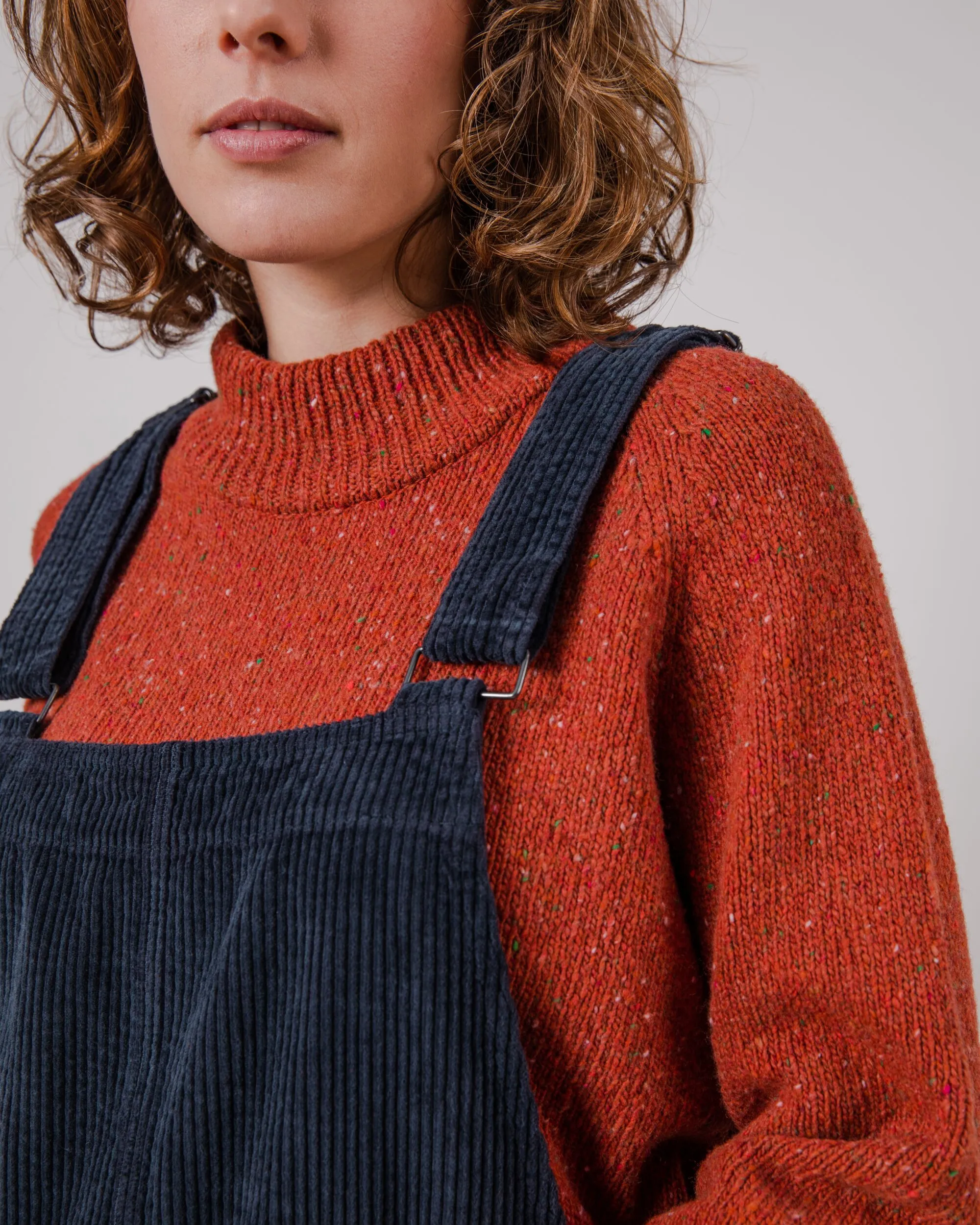 Workwear Corduroy Overall Navy sold by Brava Fabrics product image thumbnail 4