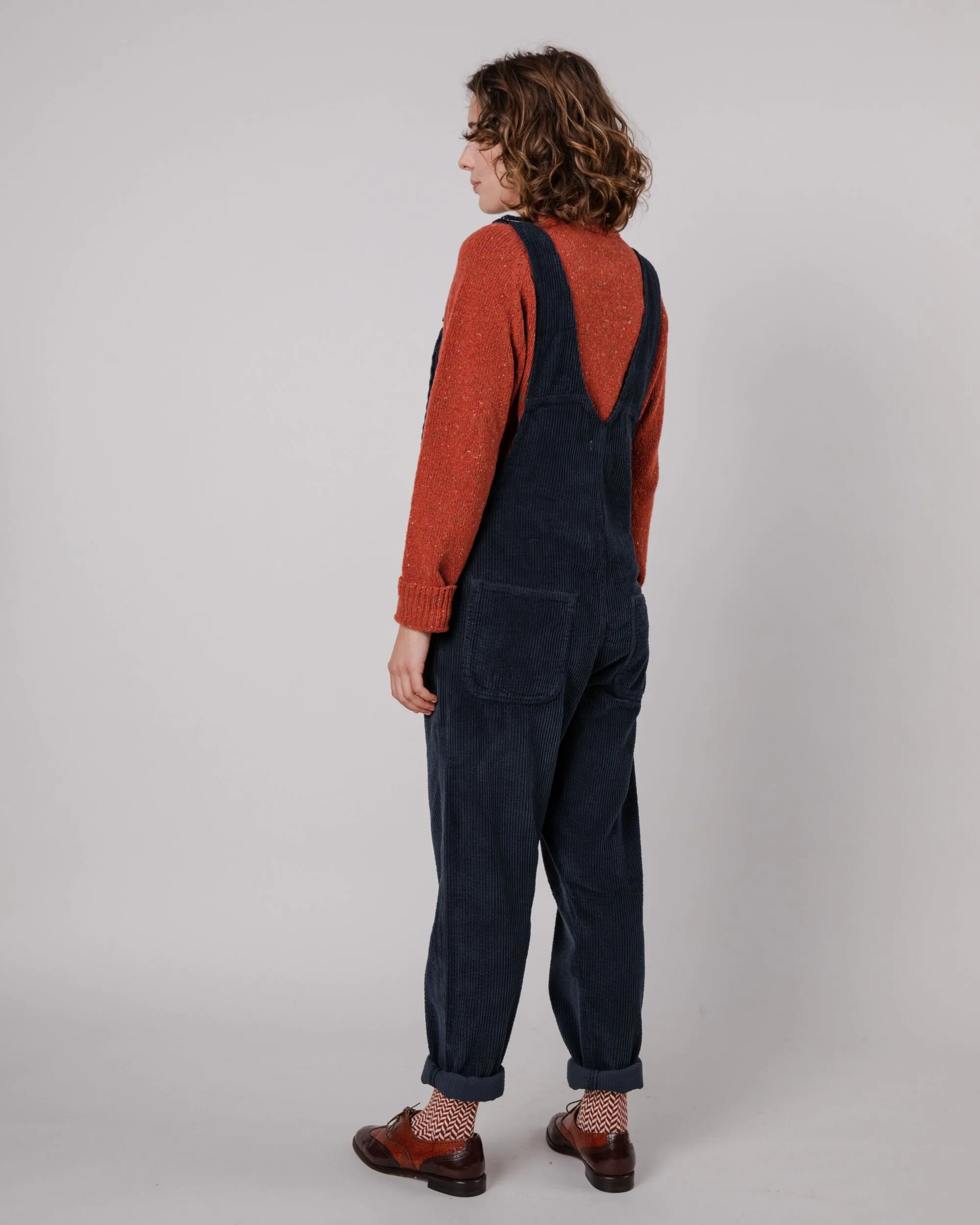 Workwear Corduroy Overall Navy sold by Brava Fabrics product image thumbnail 5
