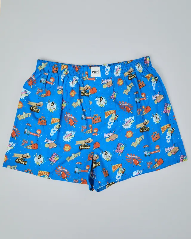 Summer Ice Cream Boxer made by Brava Fabrics