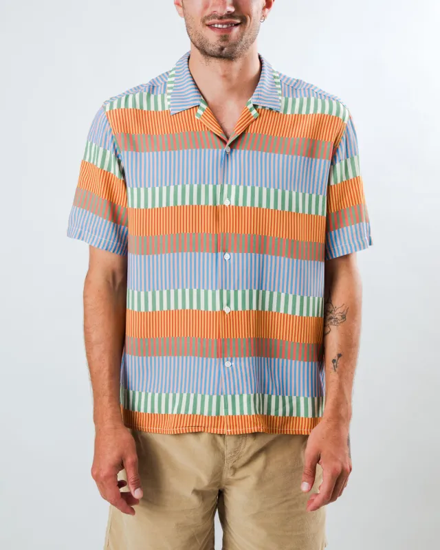 Mediterranean Aloha Shirt made by Brava Fabrics