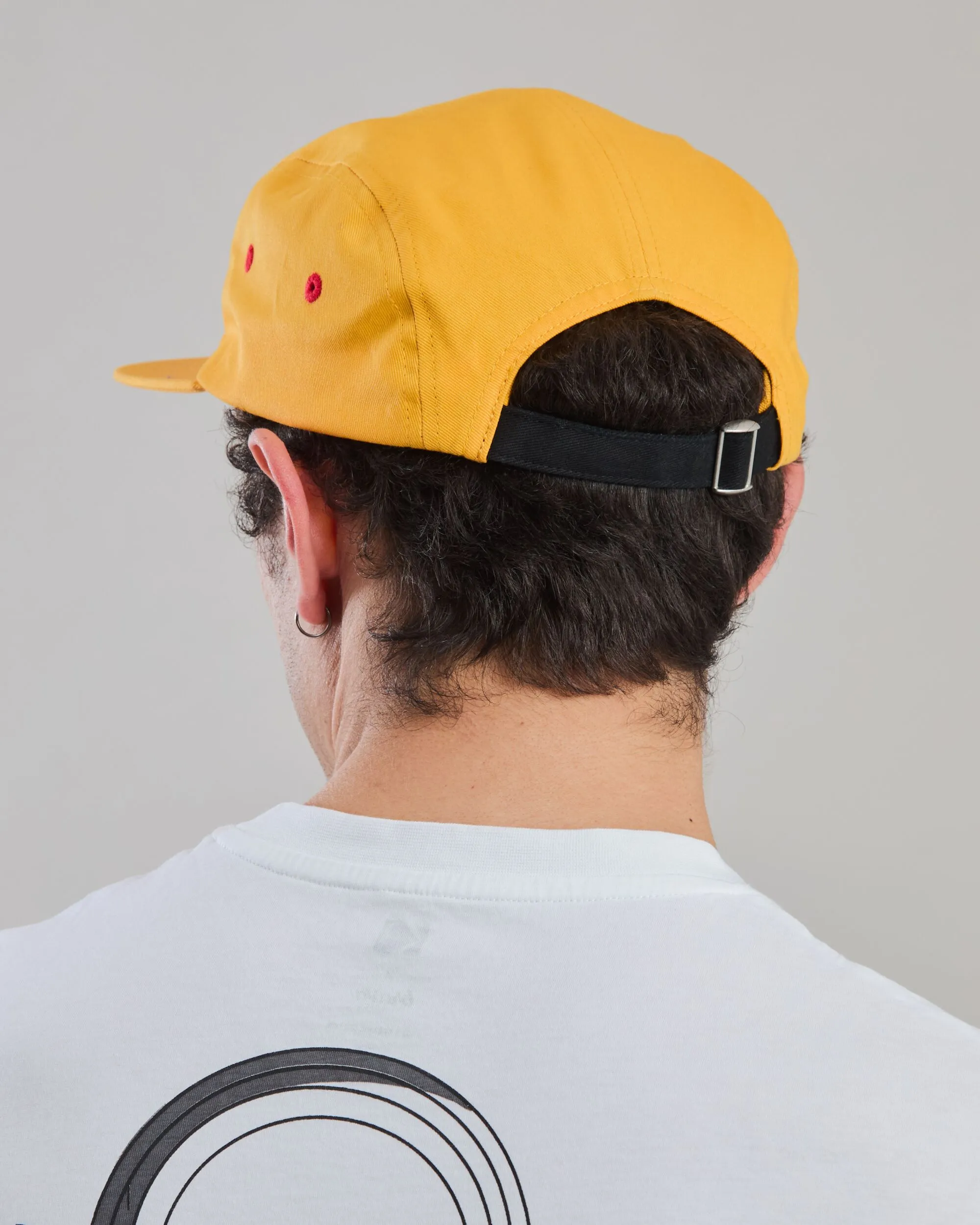 Kodak 5 Panel Cap Yellow sold by Brava Fabrics product image thumbnail 5