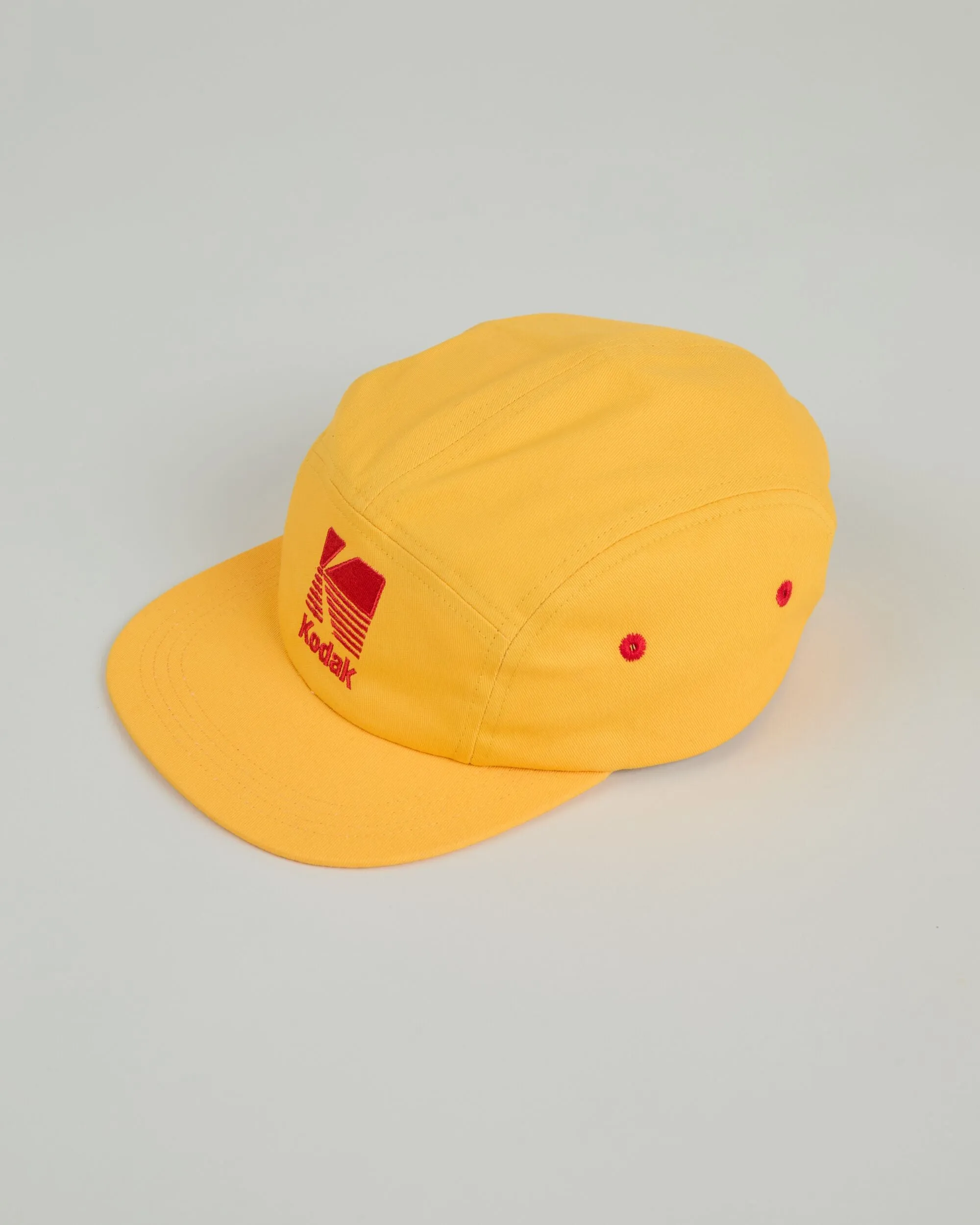 Kodak 5 Panel Cap Yellow sold by Brava Fabrics