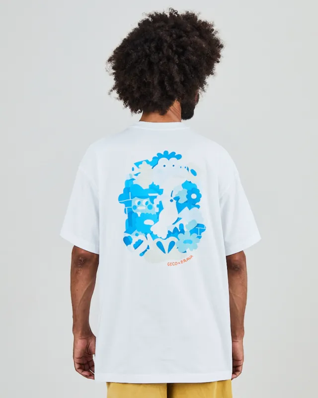 Geco Friends Oversize T-Shirt White made by Brava Fabrics