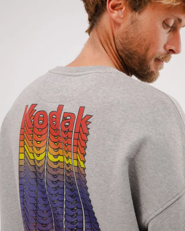 Kodak Color Oversize Sweatshirt Grey made by Brava Fabrics