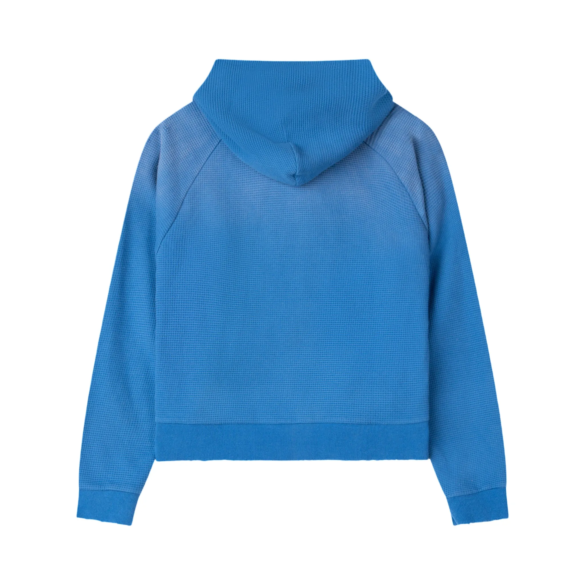 Waffle Knit Hoodie - Ocean Blue sold by UNIFORMAL product image thumbnail 2