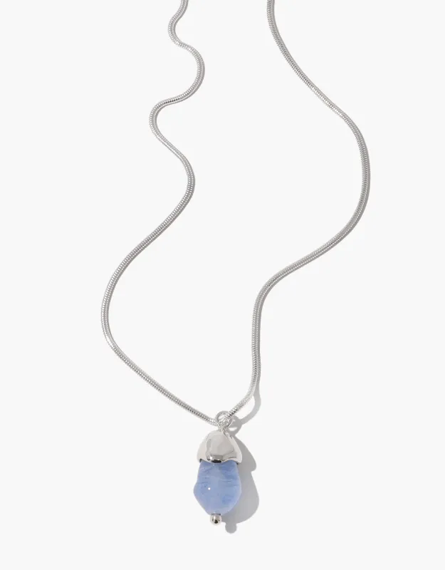 Solace Drop Necklace | Snake Chain made by CLED