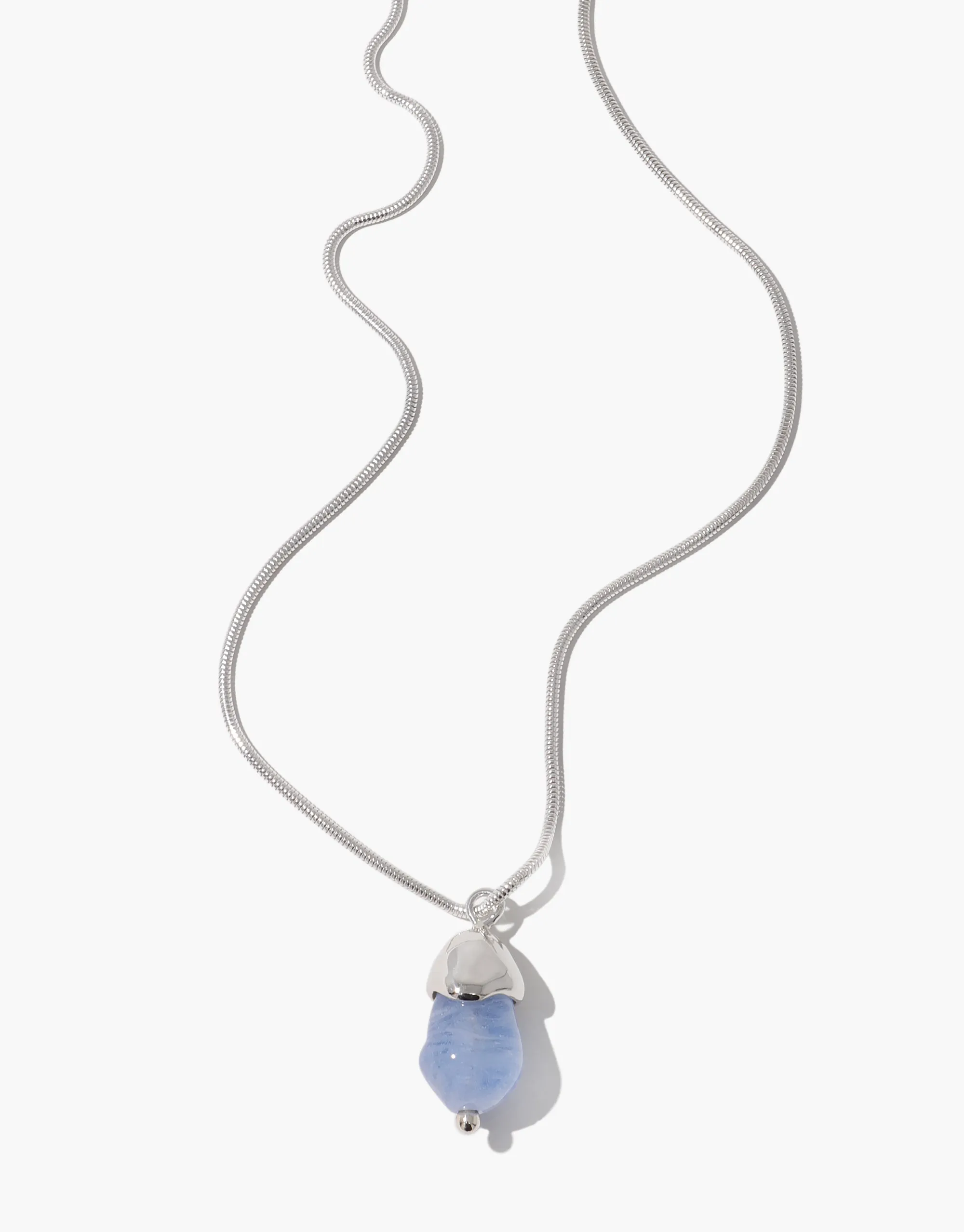 Solace Drop Necklace | Snake Chain sold by CLED