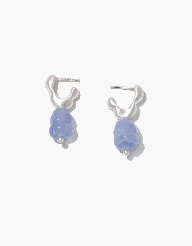 Flow Drop Hoop Earrings sold by CLED