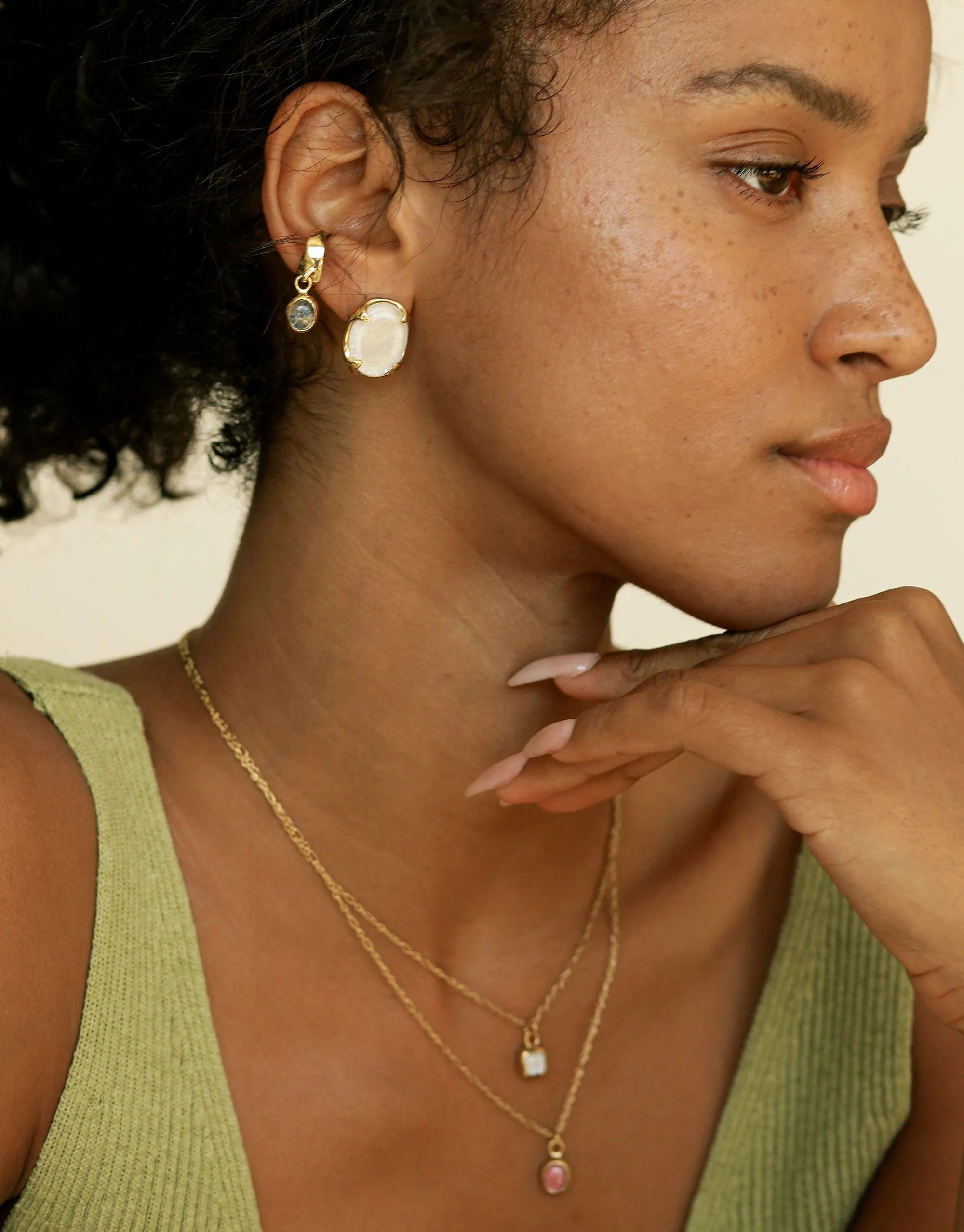 Square Charm Necklace sold by CLED product image thumbnail 4