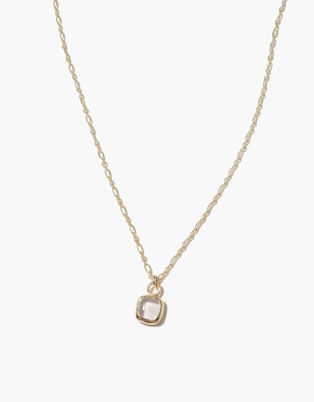 Square Charm Necklace sold by CLED
