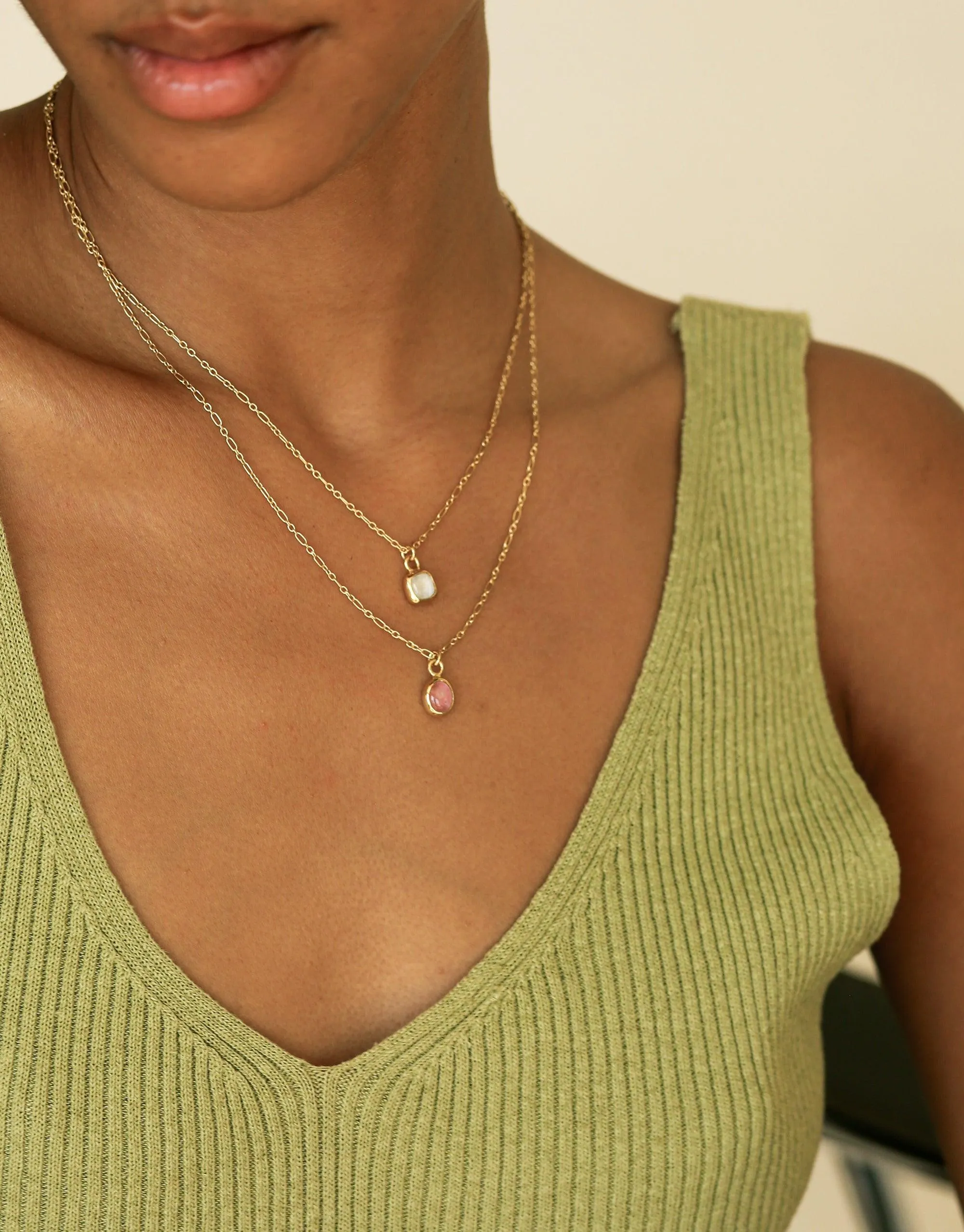 Square Charm Necklace sold by CLED product image thumbnail 3