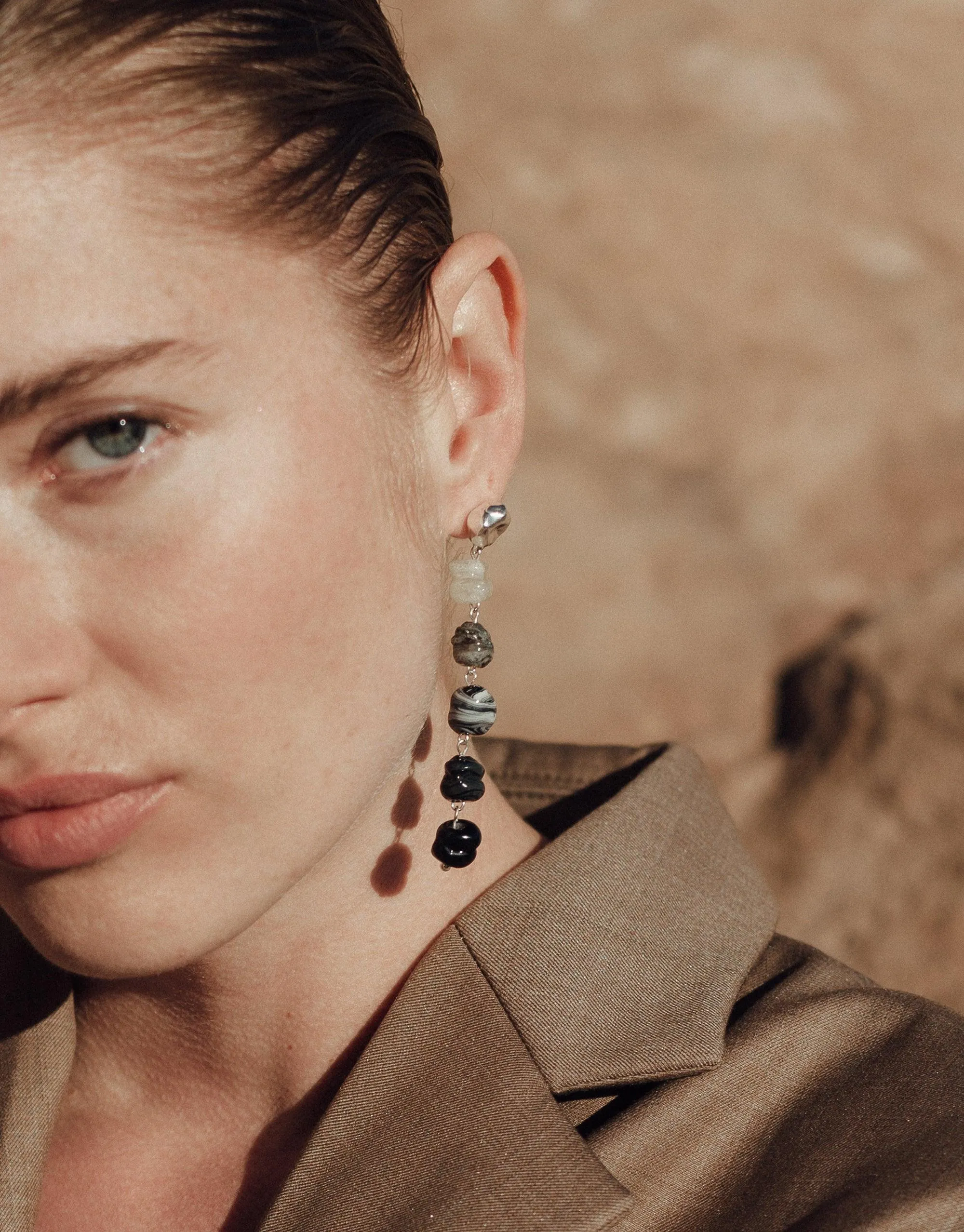 Shades of Nature | Basalt Earrings sold by CLED product image thumbnail 3