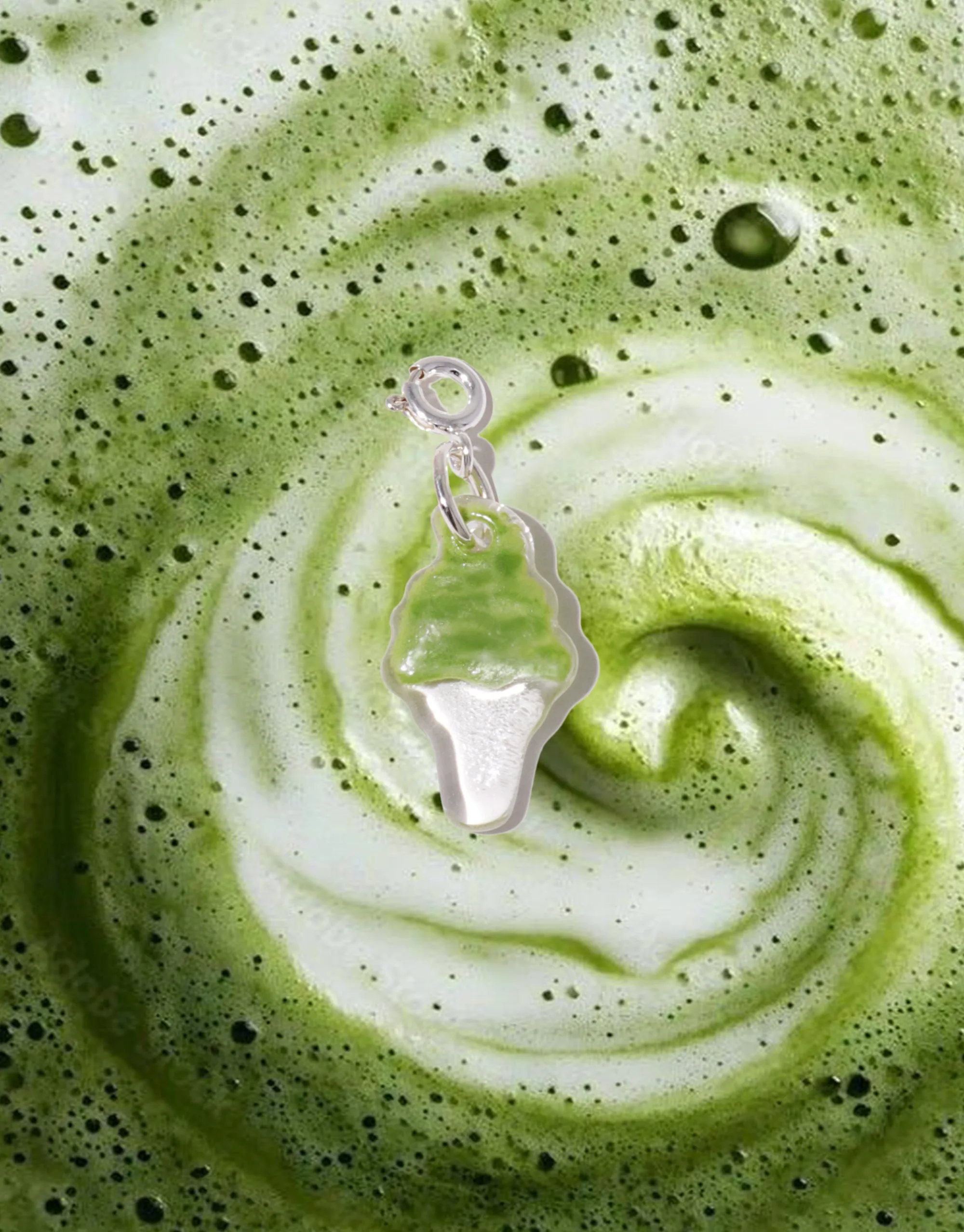 Matcha Ice Cream | Icon Charm sold by CLED product image thumbnail 3