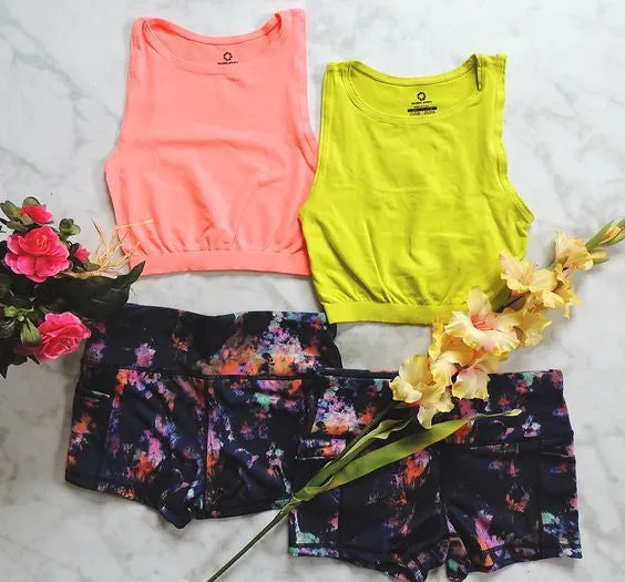 Be Legendary Fit Crop Top - Chartreuse sold by Daily Chic product image thumbnail 3