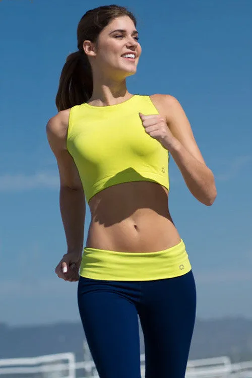 Be Legendary Fit Crop Top - Chartreuse sold by Daily Chic product image thumbnail 2