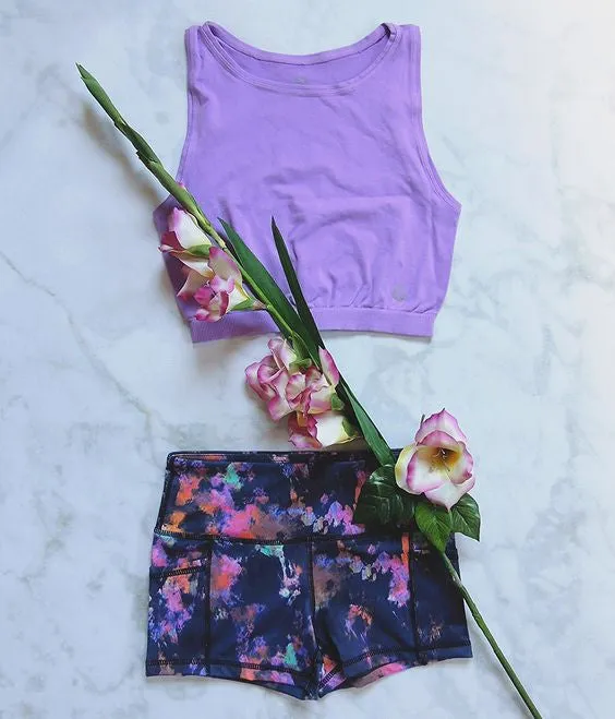 Be Legendary Fit Crop Top - Sweet Lilac sold by Daily Chic product image thumbnail 3