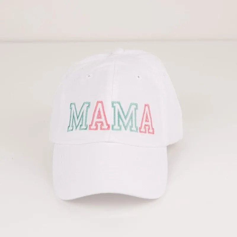 Mama Bold Colorful Embroidered Hat sold by Daily Chic