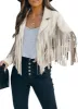 Dolly Faux Suede Fringe Jacket sold by Daily Chic