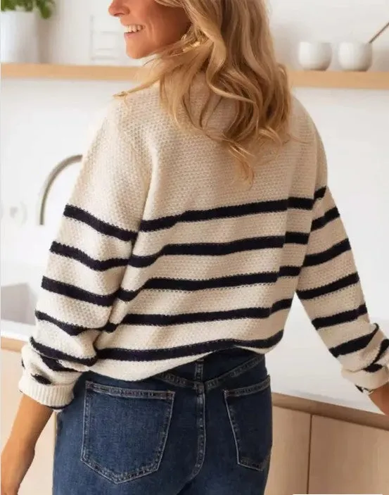 Striped Pullover Sweater sold by Daily Chic product image thumbnail 2