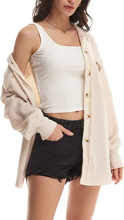 Winnie Waffle Knit Shacket sold by Daily Chic product image thumbnail 5