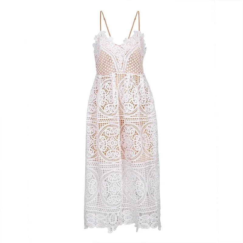 Gia White Lace Dress sold by Daily Chic product image thumbnail 5