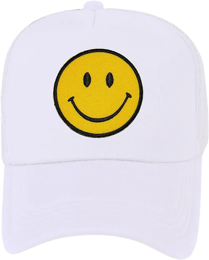Good Vibes Only Smiley Face Trucker Hat sold by Daily Chic product image thumbnail 2