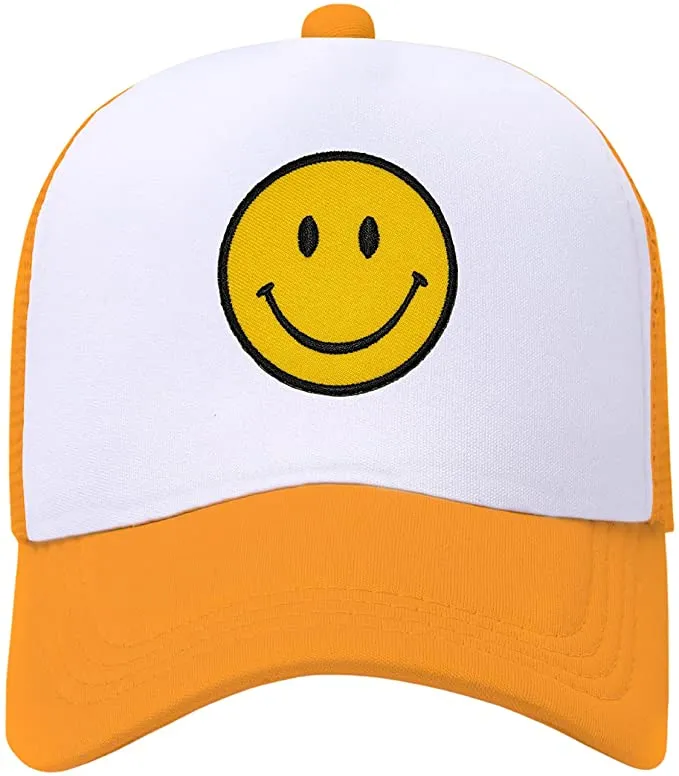 Good Vibes Only Smiley Face Trucker Hat sold by Daily Chic product image thumbnail 4