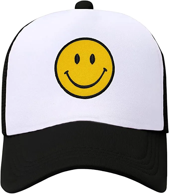 Good Vibes Only Smiley Face Trucker Hat sold by Daily Chic product image thumbnail 3