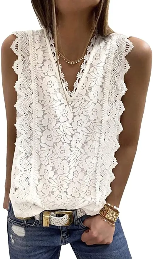 One Wish Lace Top sold by Daily Chic