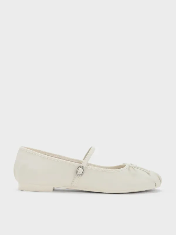 Charles & Keith - Emiko Bow Mary Jane Flats sold by Charles & Keith