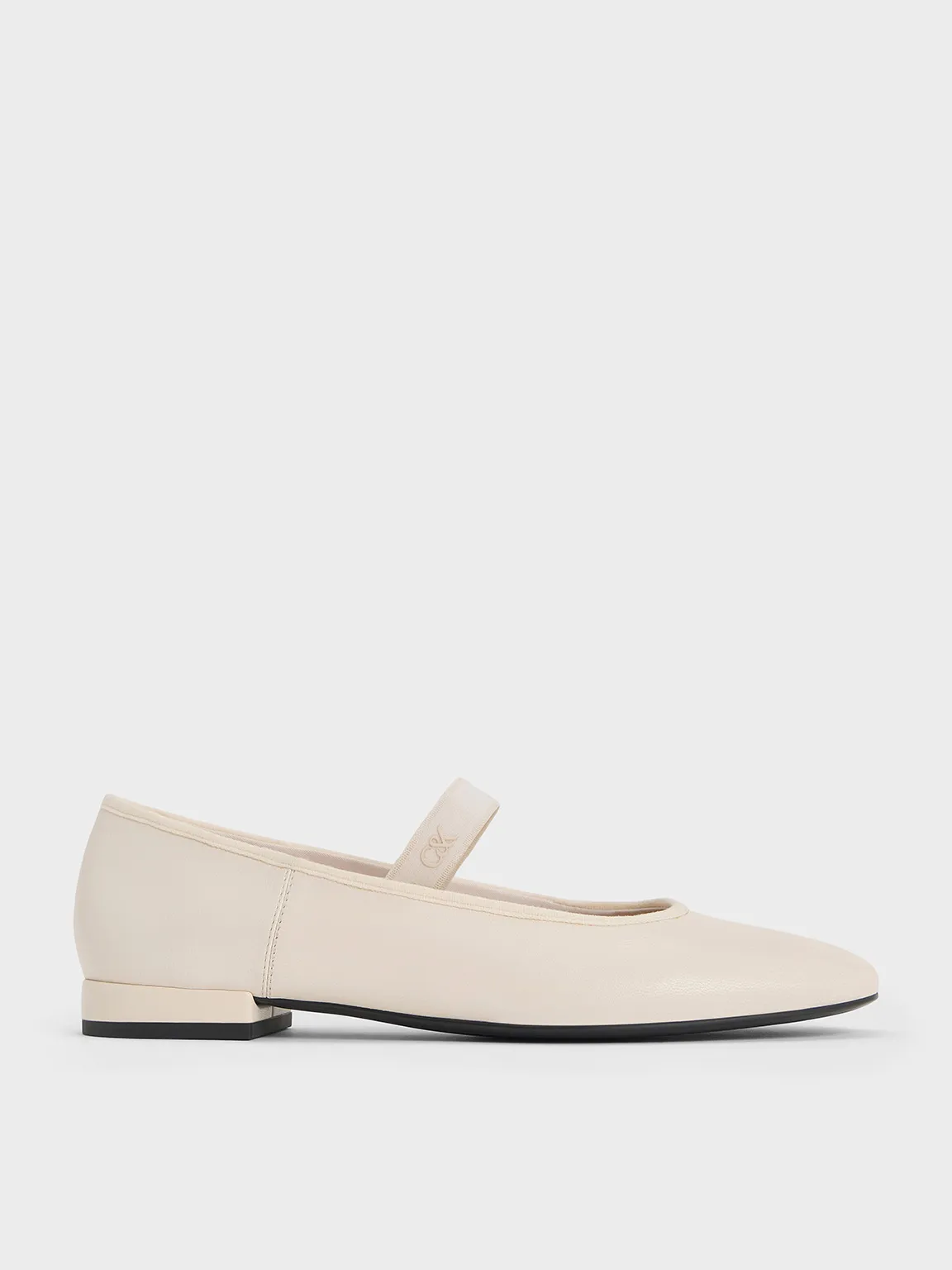 Charles & Keith - Leather Mary Jane Flats sold by Charles & Keith