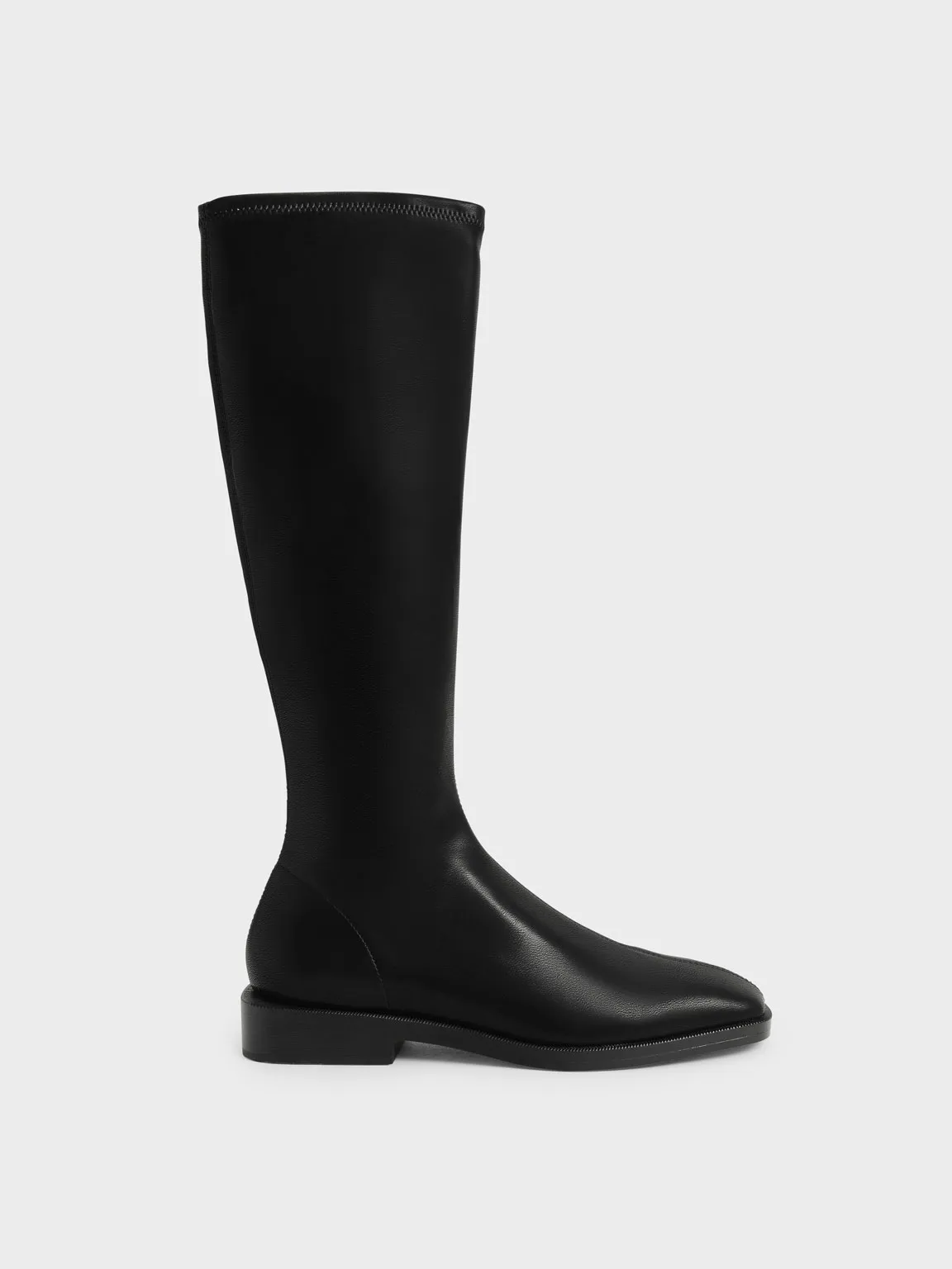 Charles & Keith - Sasky Knee High Flat Boots sold by Charles & Keith
