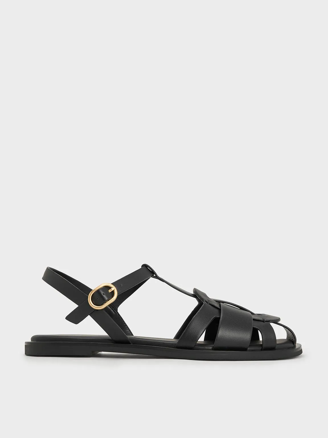 Charles & Keith - Easley T-Bar Caged Sandals sold by Charles & Keith