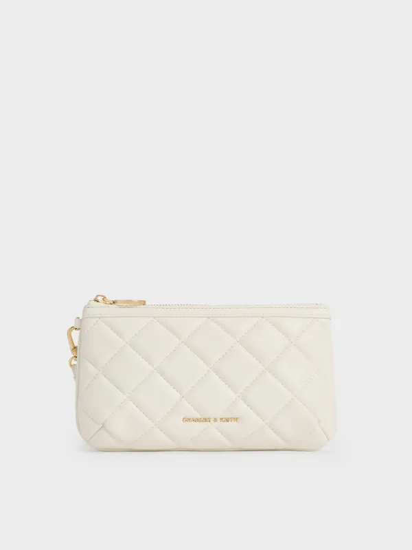 Charles & Keith - Cressida Quilted Wristlet sold by Charles & Keith