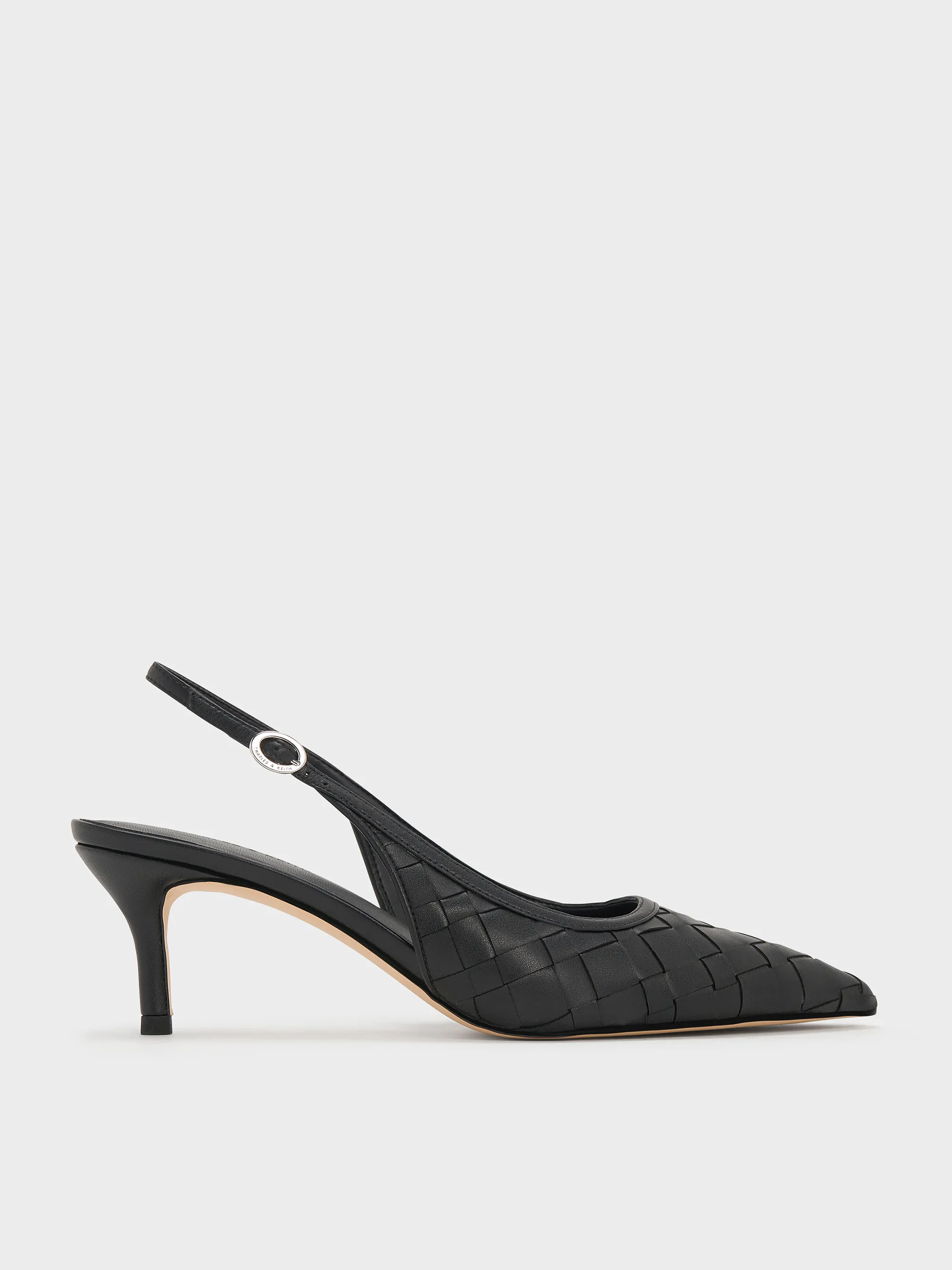 Charles & Keith - Ivette Woven Pointed-Toe Slingback Pumps sold by Charles & Keith