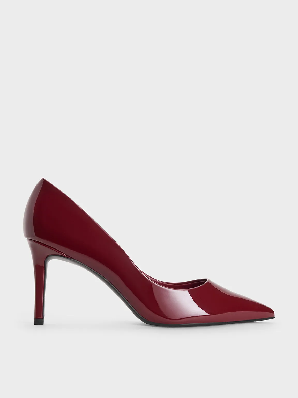 Charles & Keith - Emmy Patent Pointed Toe Stiletto Pumps sold by Charles & Keith