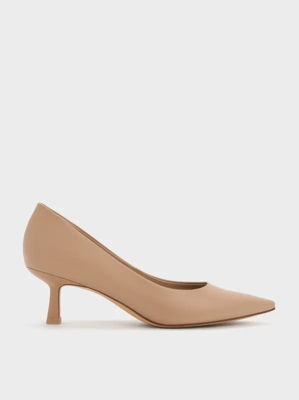 Charles & Keith - Emmy Pointed Kitten Heel Pumps sold by Charles & Keith