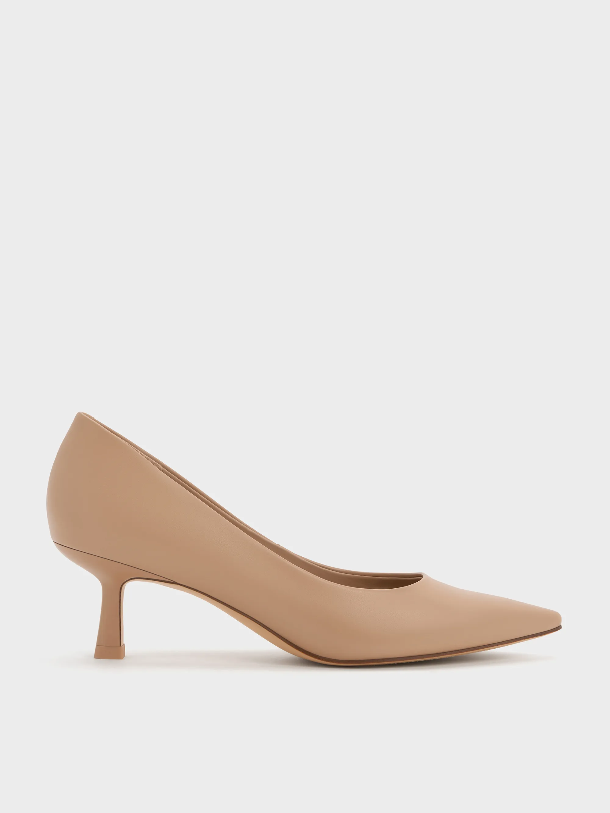Charles & Keith - Emmy Pointed Kitten Heel Pumps sold by Charles & Keith