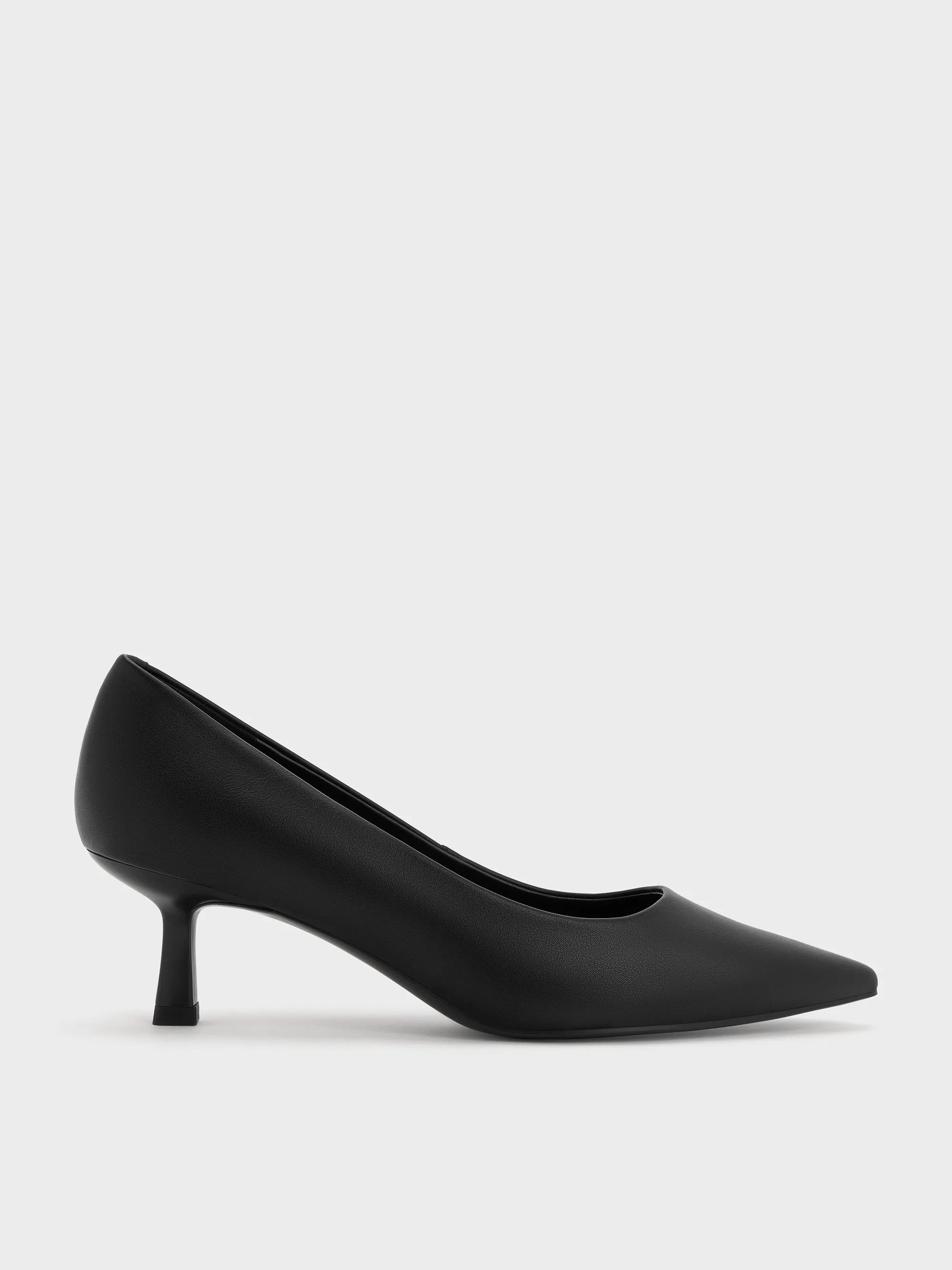 Charles & Keith - Emmy Pointed Kitten Heel Pumps sold by Charles & Keith