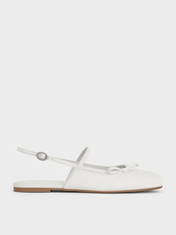 Charles & Keith - Bow Slingback Mary Jane Flats sold by Charles & Keith