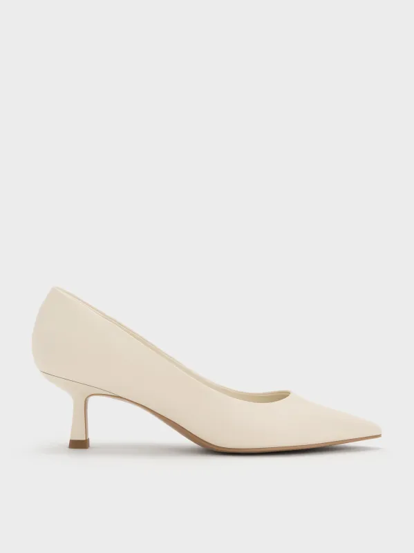 Charles & Keith - Emmy Pointed Kitten Heel Pumps sold by Charles & Keith