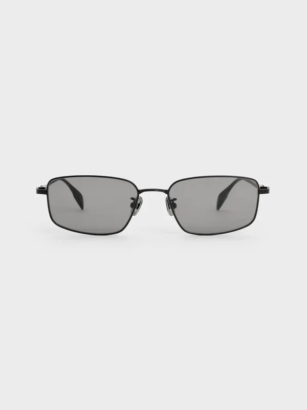 Charles & Keith - Inara Metallic-Rim Sunglasses sold by Charles & Keith