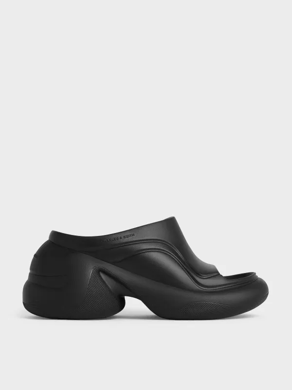 Charles & Keith - Eva Sculptural Platform Sandals sold by Charles & Keith