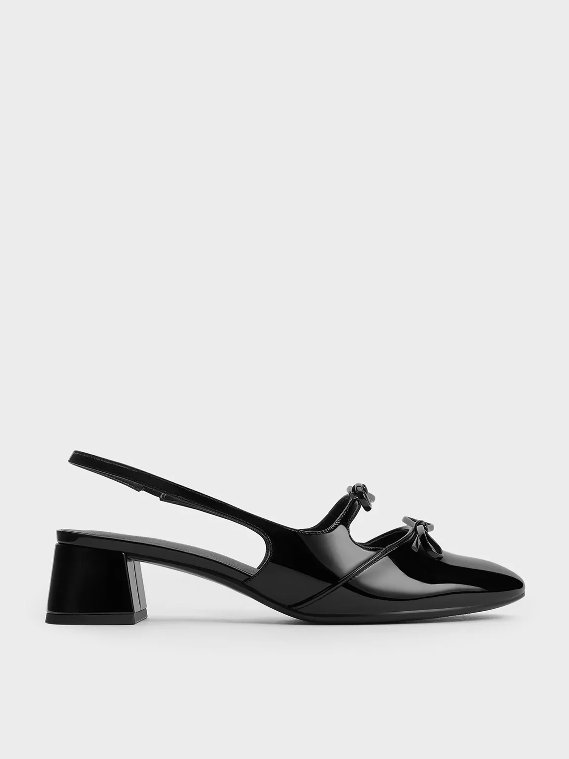Charles & Keith - Dorri Double-Bow Slingback Pumps sold by Charles & Keith