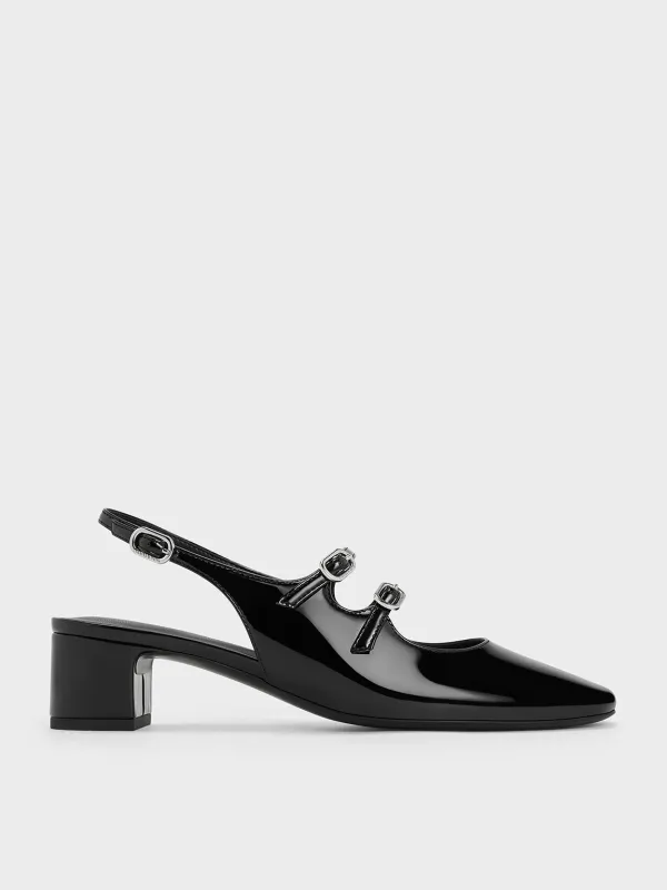 Charles & Keith - Clementine Double-Strap Slingback Mary Jane Pumps sold by Charles & Keith