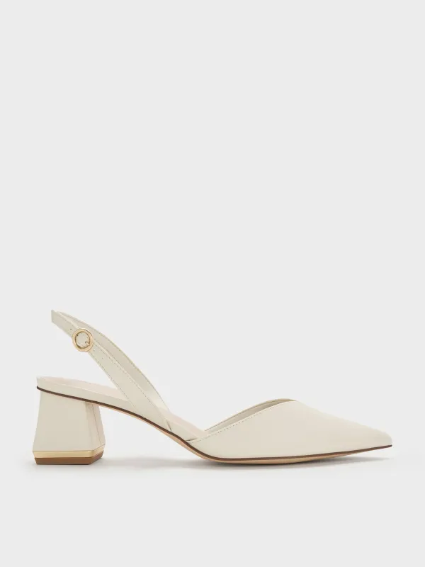 Charles & Keith - Katarina Trapeze Heel Slingback Pumps sold by Charles & Keith