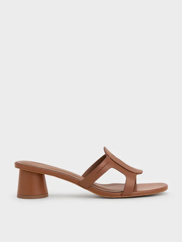 Charles & Keith - Easley Cut-Out Heeled Sandals sold by Charles & Keith