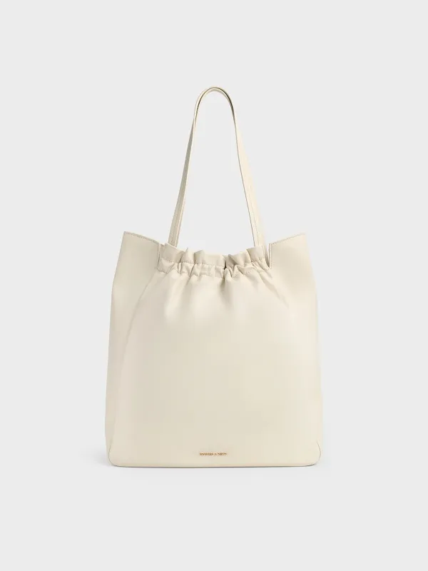 Charles & Keith - Brigette Ruched Tote Bag sold by Charles & Keith